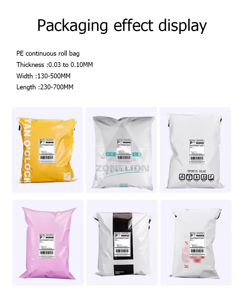 Automatic Express Packing Machine High Speed for Logistics E Commerce Business