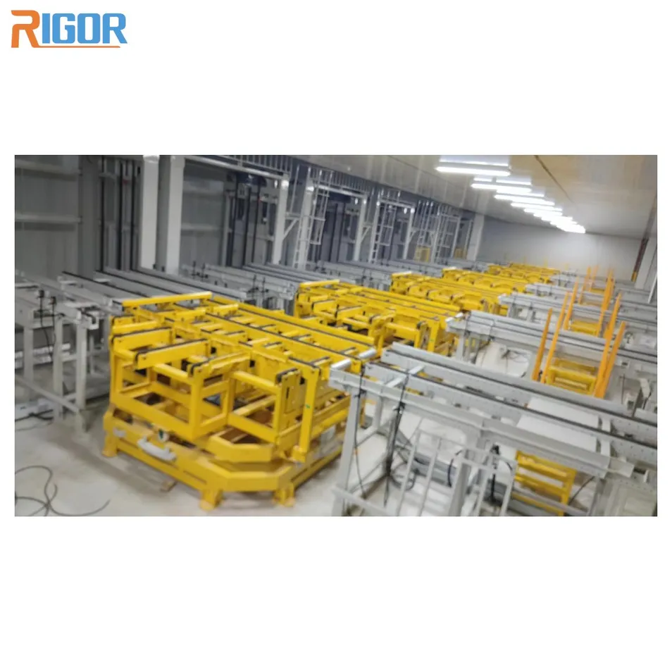 Customized Pallet Handling Efficient Material Handling Chain Conveyor Transfer Unit