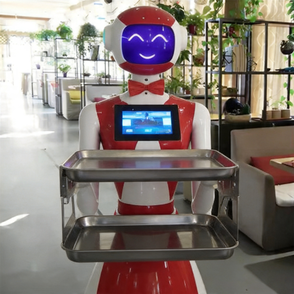 Intelligent Food Delivery Robot Supporting Multi-robot Collaboration Smart Serving Robot For Large Banquet And Event Center