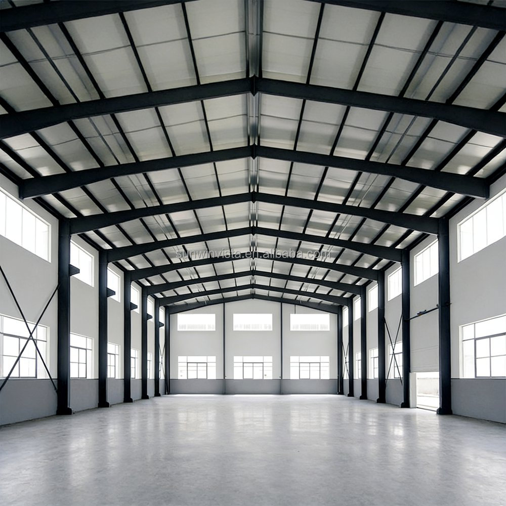 Large Span Prefabricated Steel Structure Oil Chemical Production Plant Workshop Logistics Warehouse And Factory Construction