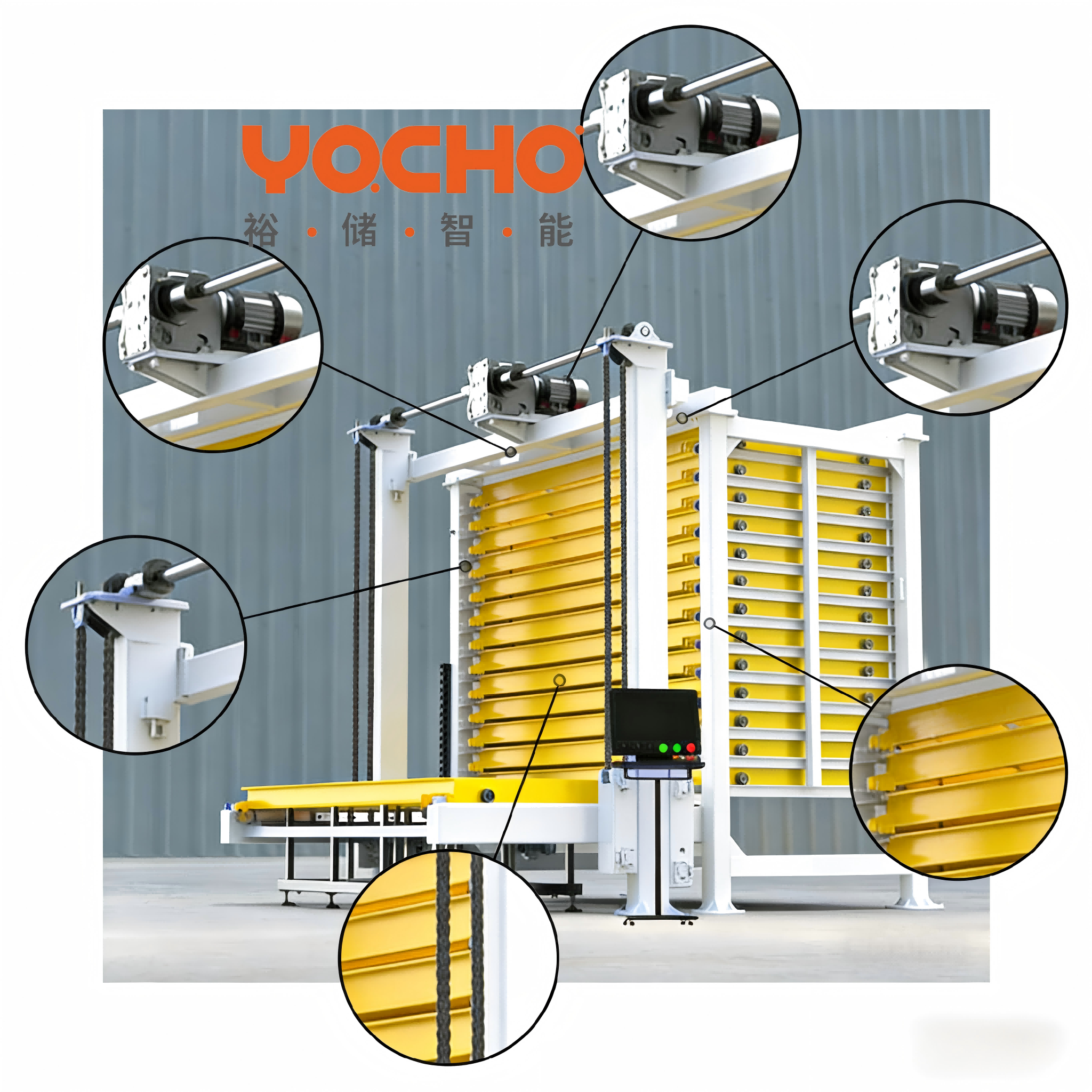 Smart Automated Storage Systems Manufacturer Offering High Standard Warehouse Equipment Tower for Steel Metal Pallet Storage