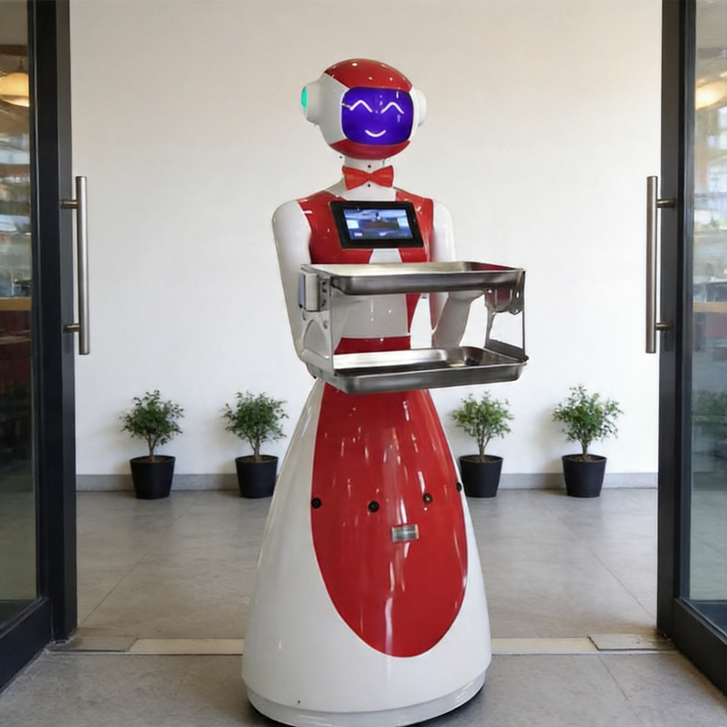 Intelligent Food Delivery Robot Supporting Multi-robot Collaboration Smart Serving Robot For Large Banquet And Event Center