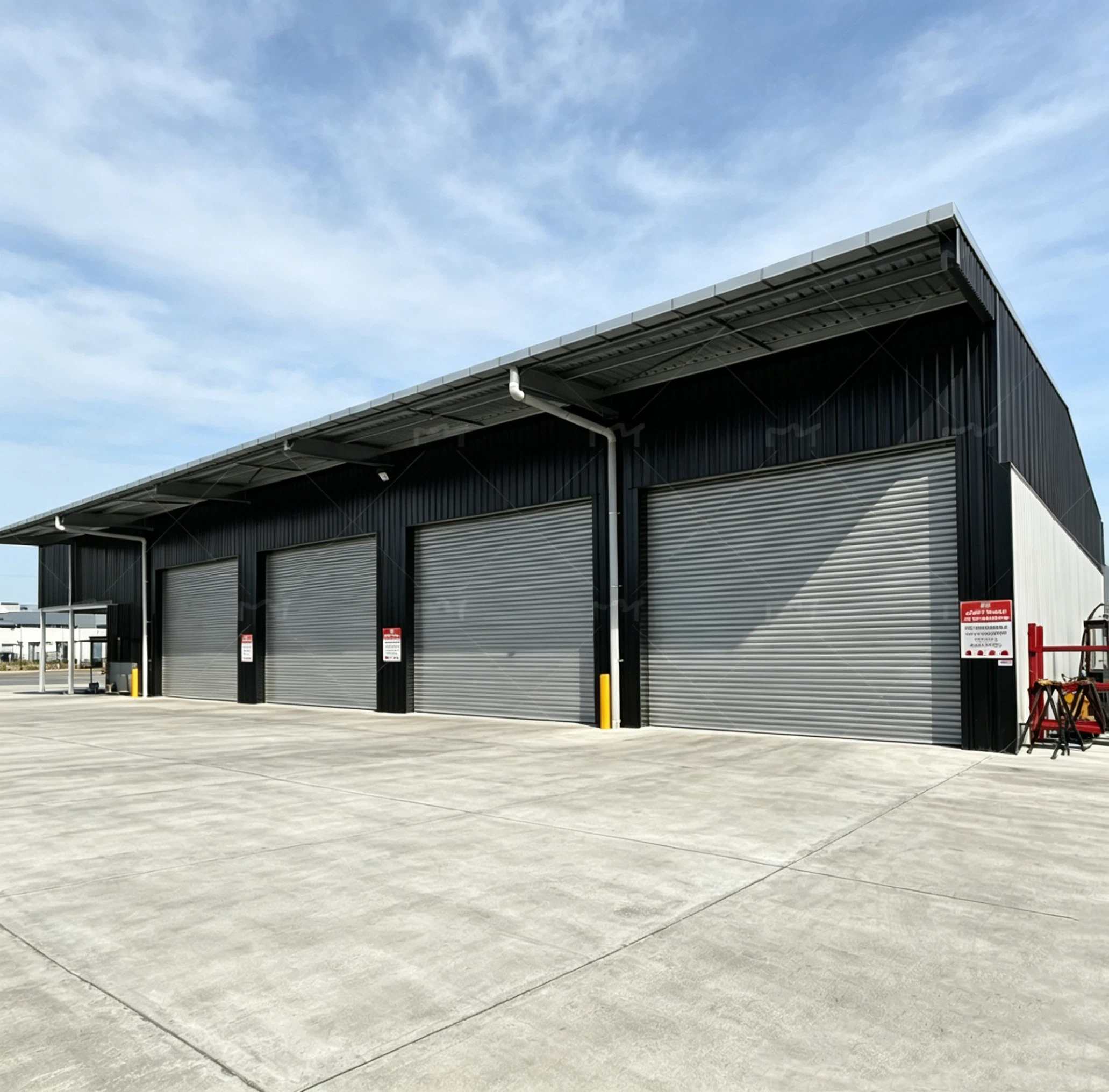 High Quality Steel Structure Small Building Warehouse Layout Design Low Cost Fast Construction Prefab Workshop