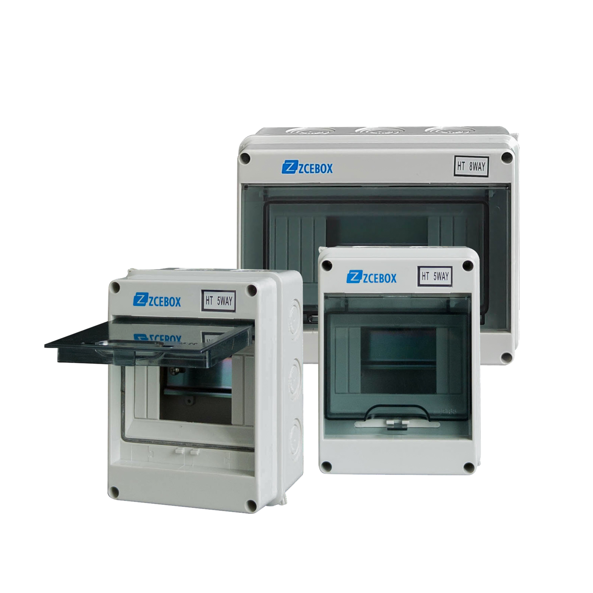 For Plastic Electronic Distribution Box for DIN Circuit Breakers DB IP65 Protection Fire Resistant 650/30S CE Certified
