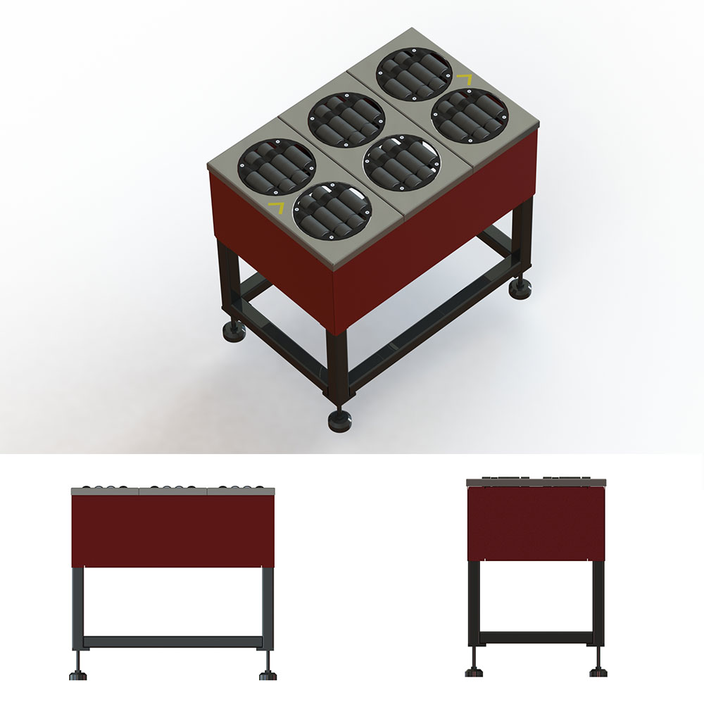 LUHUI Balance Wheel Sorter Wheel Sorter Large Turntable Structure Sorting Conveyor Space Saving Diverting Sorter For Warehouse