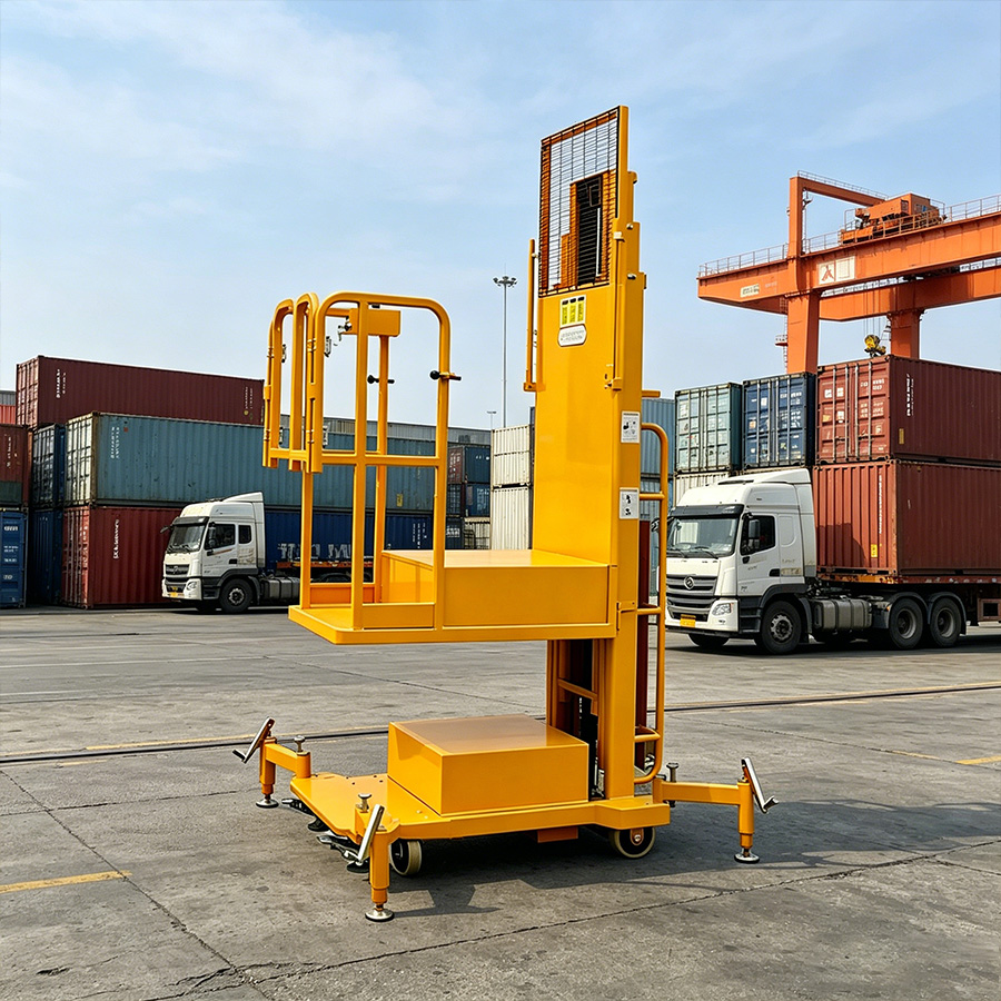 Automated Hydraulic Stepless Transmission Aerial Electric Order Picker for Goods Picking