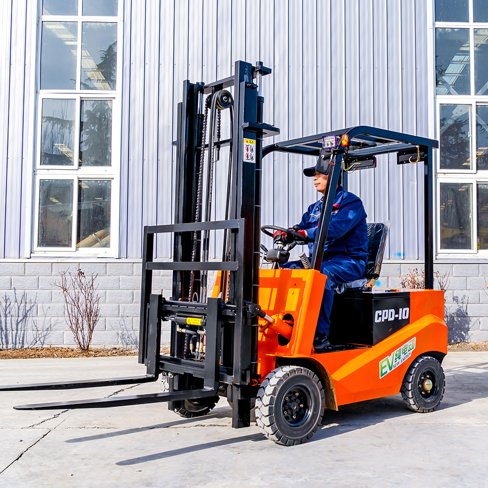 Manufacturer-Sold Automatic Flanking Forklift Powered Pallet Truck for Retail Industries