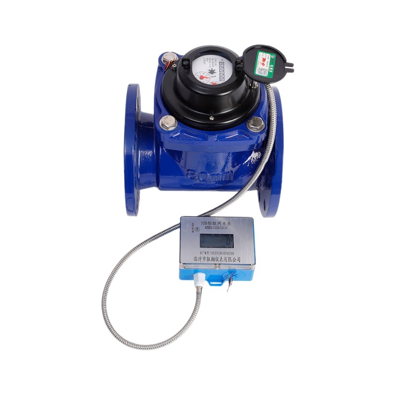 Large Size LoRaWAN Smart Flow Meter Corrosion Resistant Urban Water Management System