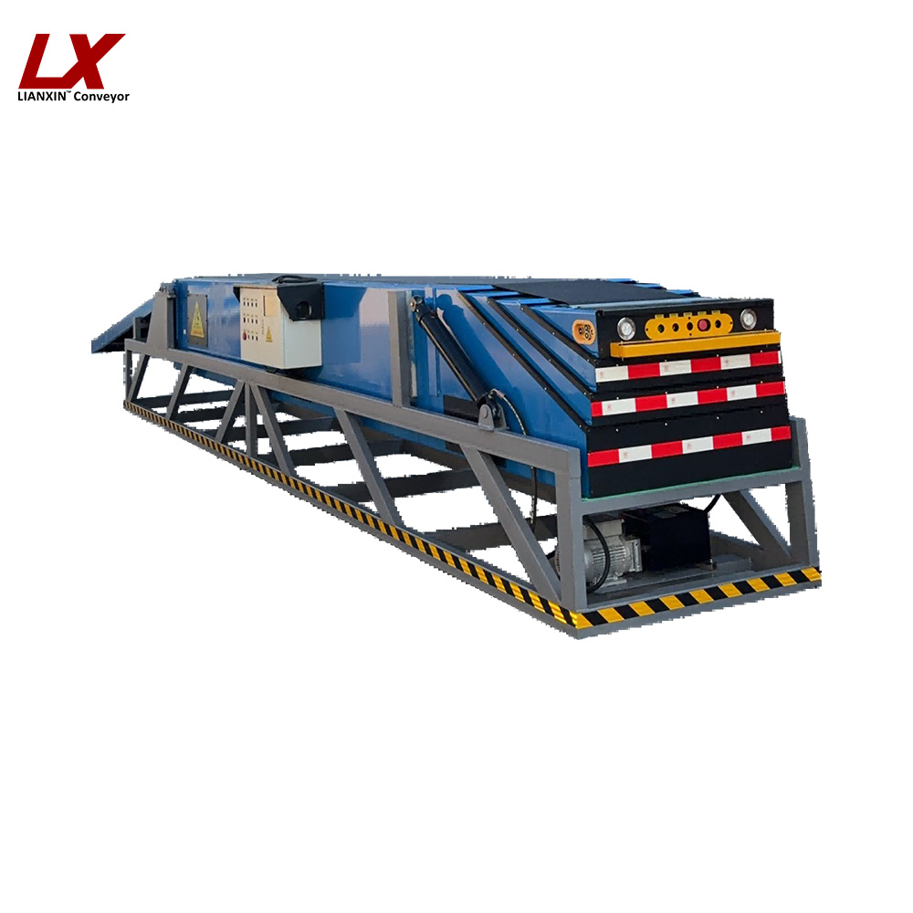 Telescopic Conveyor for Warehouse Transfer Equipment and Cargo Transfer System with Material Handling and Caster Conveyor