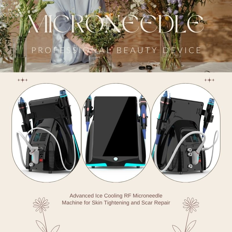 M9 RF Microneedle System for Body Stretch Mark Reduction and Skin Firming