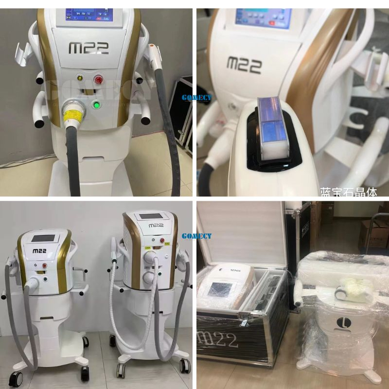 Portable M22 Skin Rejuvenation Beauty System with Hair Removal Tattoo Removal Function