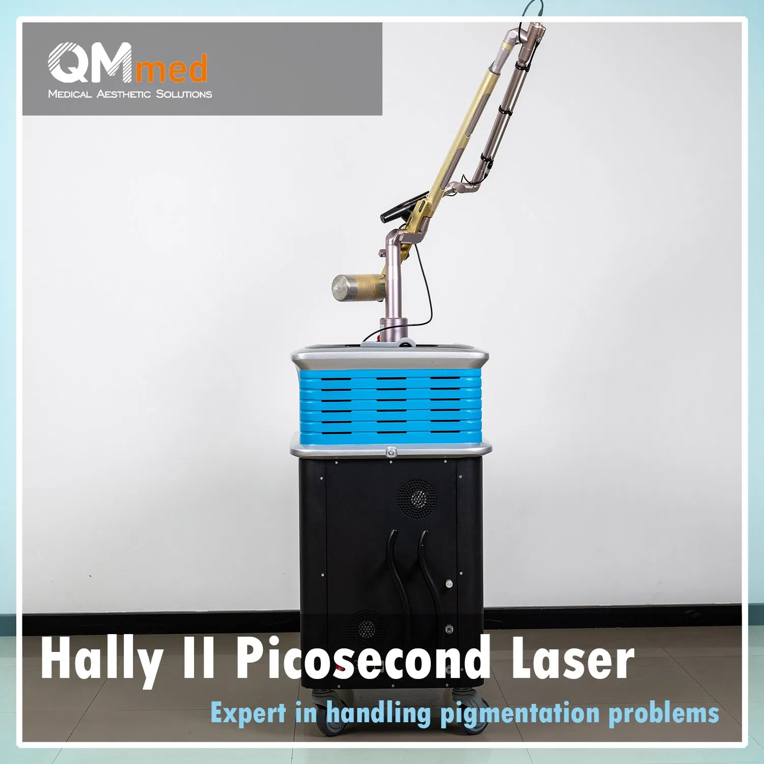 Professional Precision Pico Second Laser System with Ultra-Short Pulses and Honeycomb Focused Tech for Pigmentation Removal, Tattoo Removal