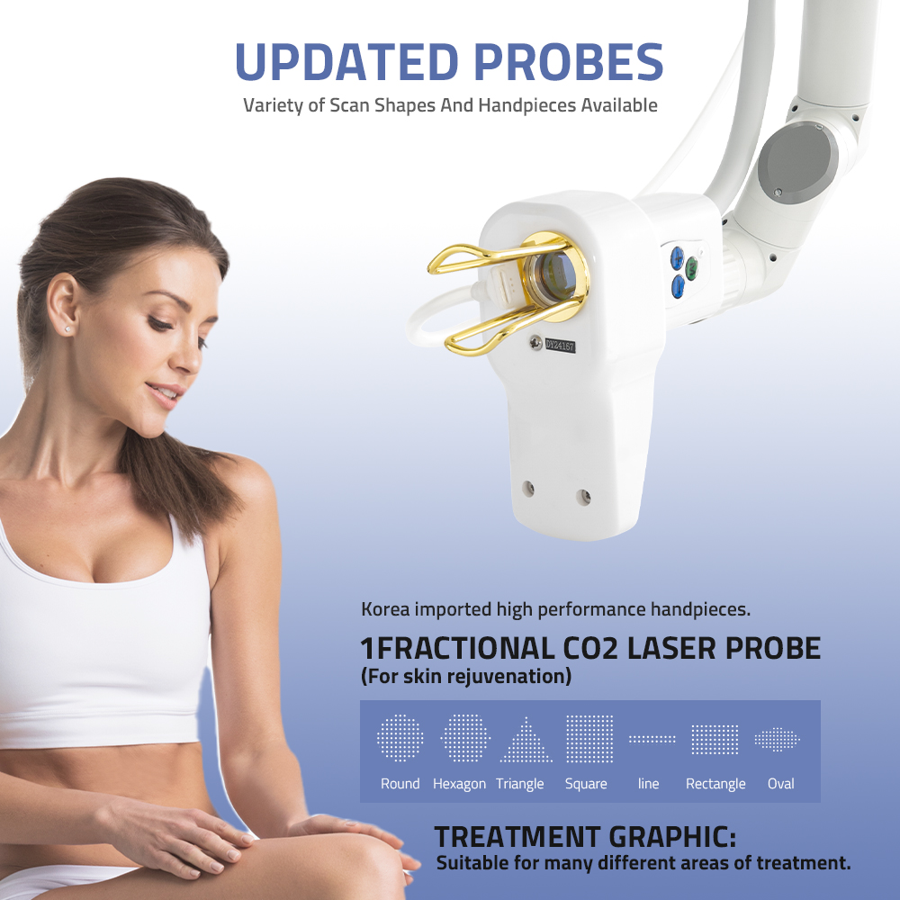 Co2 Fraccionado Laser Vaginal Lifting Tightening Smooth Burnt Scars Wrinkle Removal and Skin Rejuvenation Co2 Fractional Laser