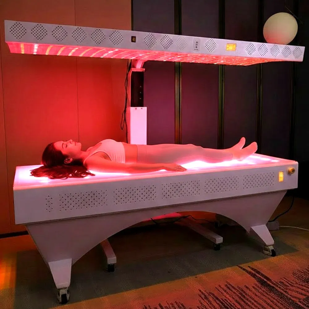 Full Body Laser LED Red Light Therapy Bed for Clinic Skin Beauty SPA Salon, Near Infrared Heating Pain Relief Wrinkle Reduction System Factory Wholesale