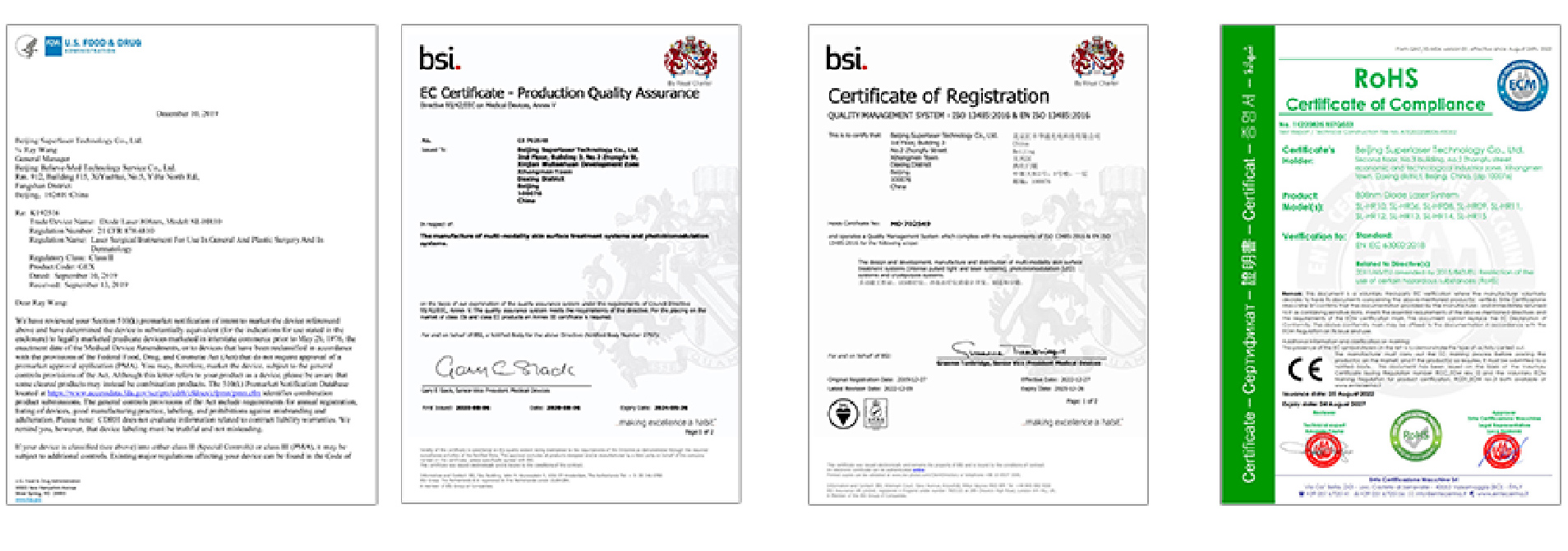 Certification
