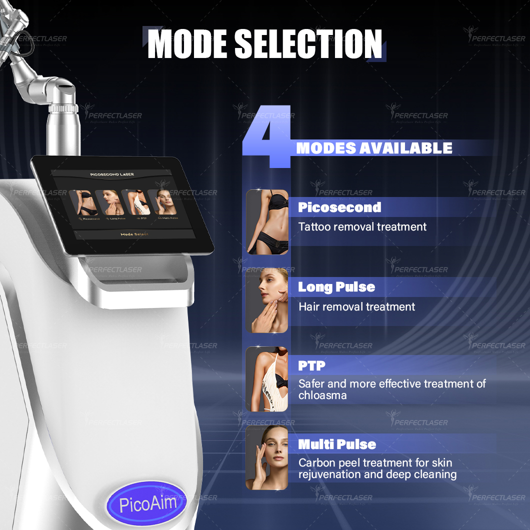 2025 Hot Sale Long Pulse Pico Laser Machine Tattoo Treatment Device Picosecond Laser Tattoo Removal Ultra Picosecond Machine
