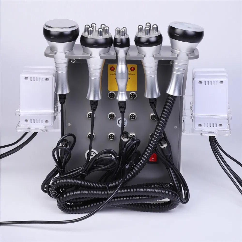 Ofan Factory Supply 6 in 1 40kHz RF Vacuum Cavitation Machine Weight Loss with 8 Lipo Laser Pads
