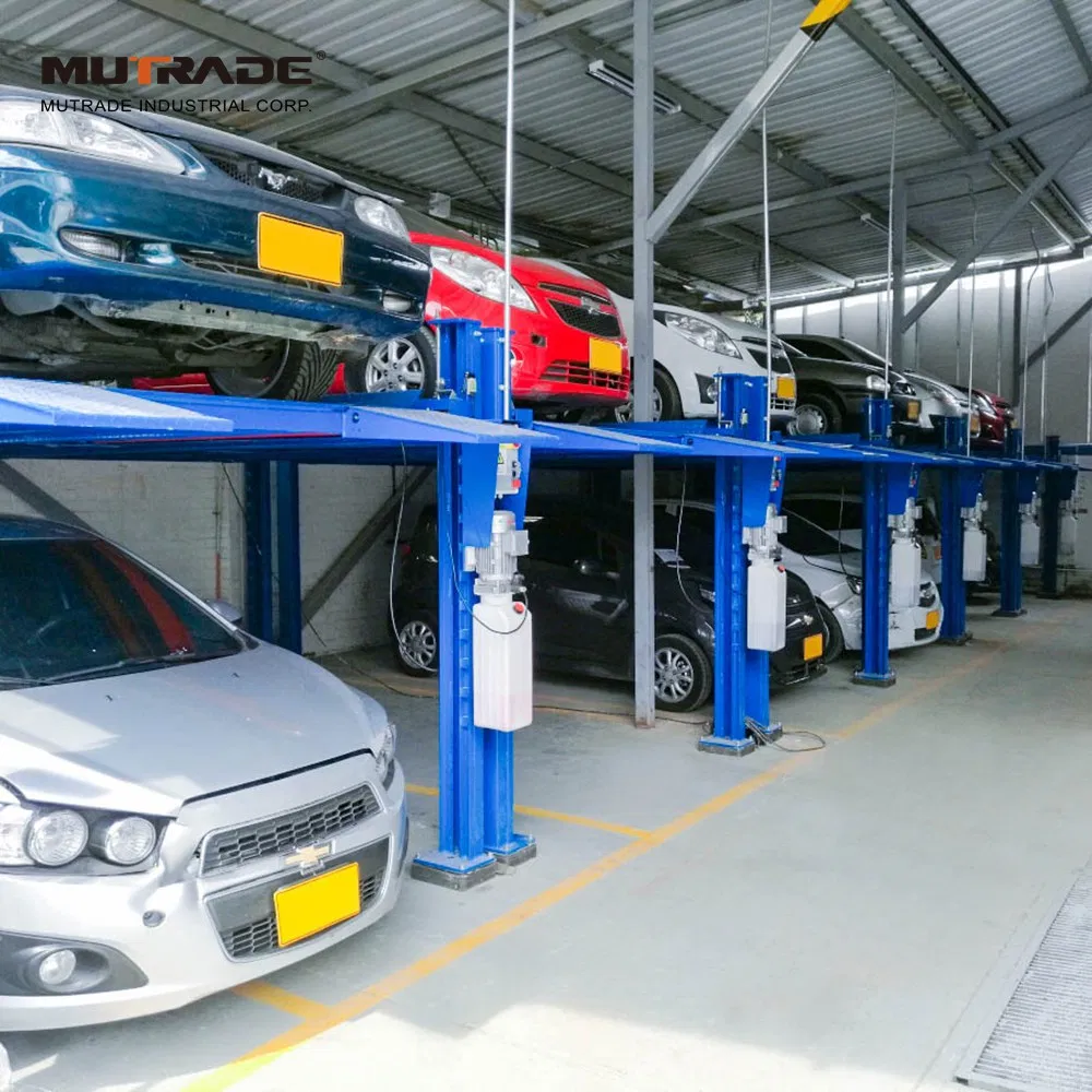 Hydraulic Four Post Car Stacker Simple Car Parking System
