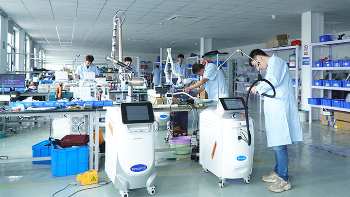 Foshan Monae Beauty factory and R&D center - professional beauty equipment manufacturing