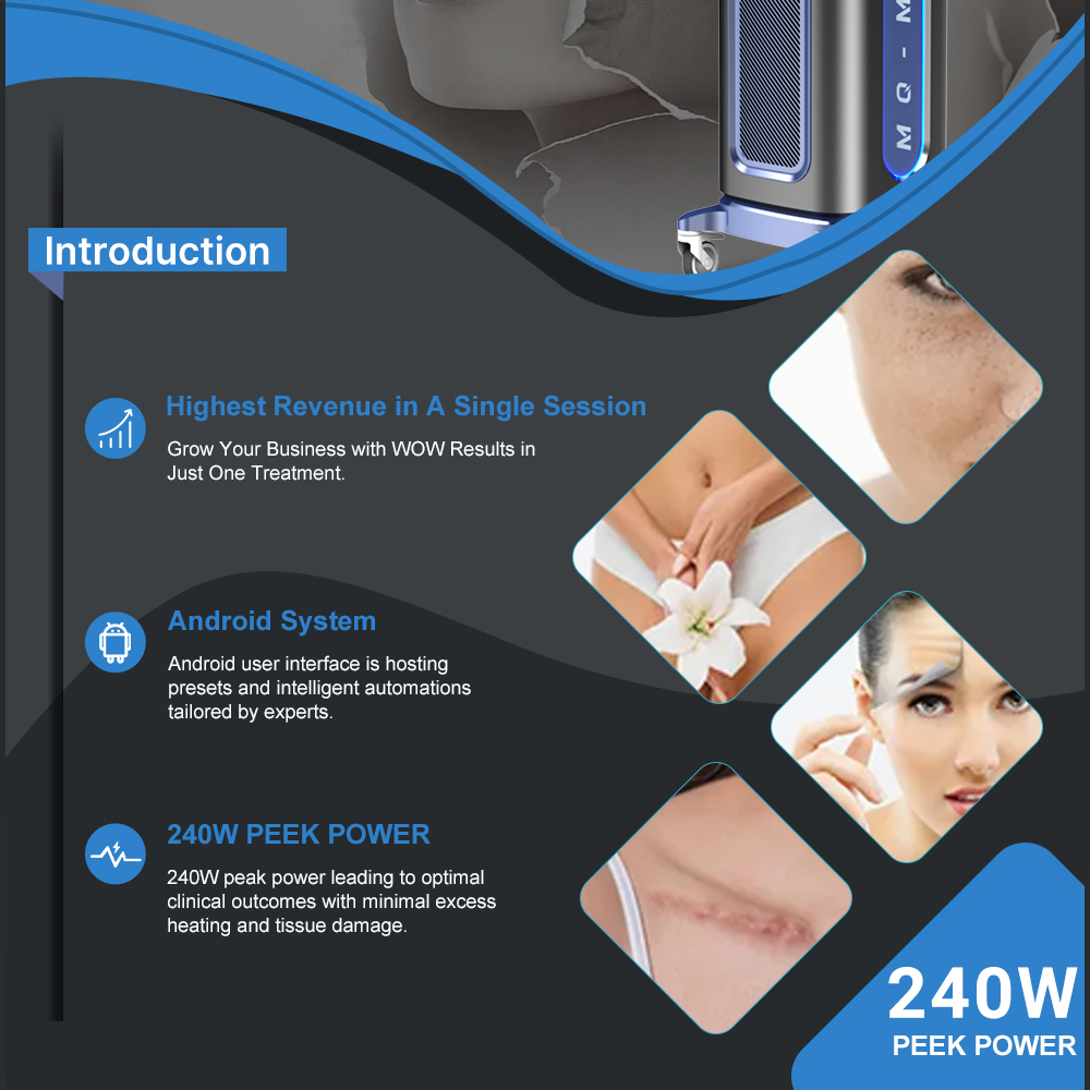 Newly Designed Android System Fractional CO2 Laser Medical Scar Revision and Vaginal Tightening Beauty Equipment