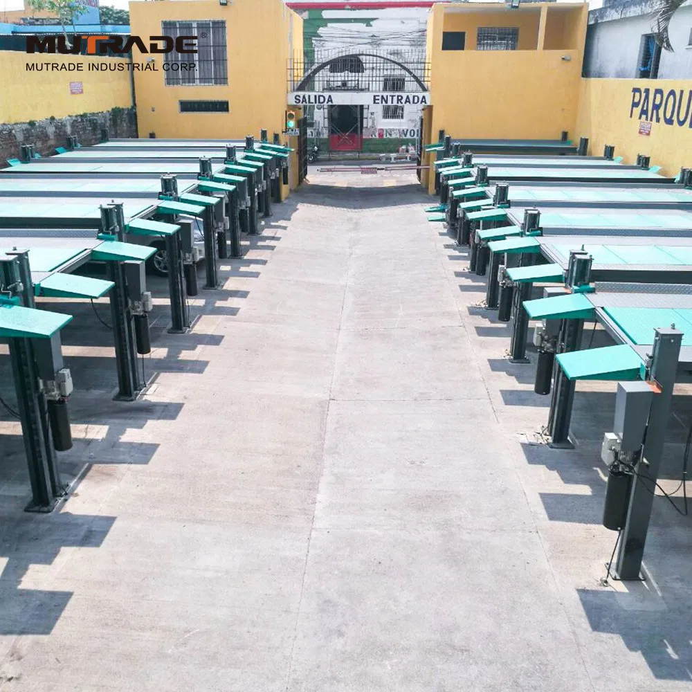 Hydraulic Four Post Car Stacker Simple Car Parking System