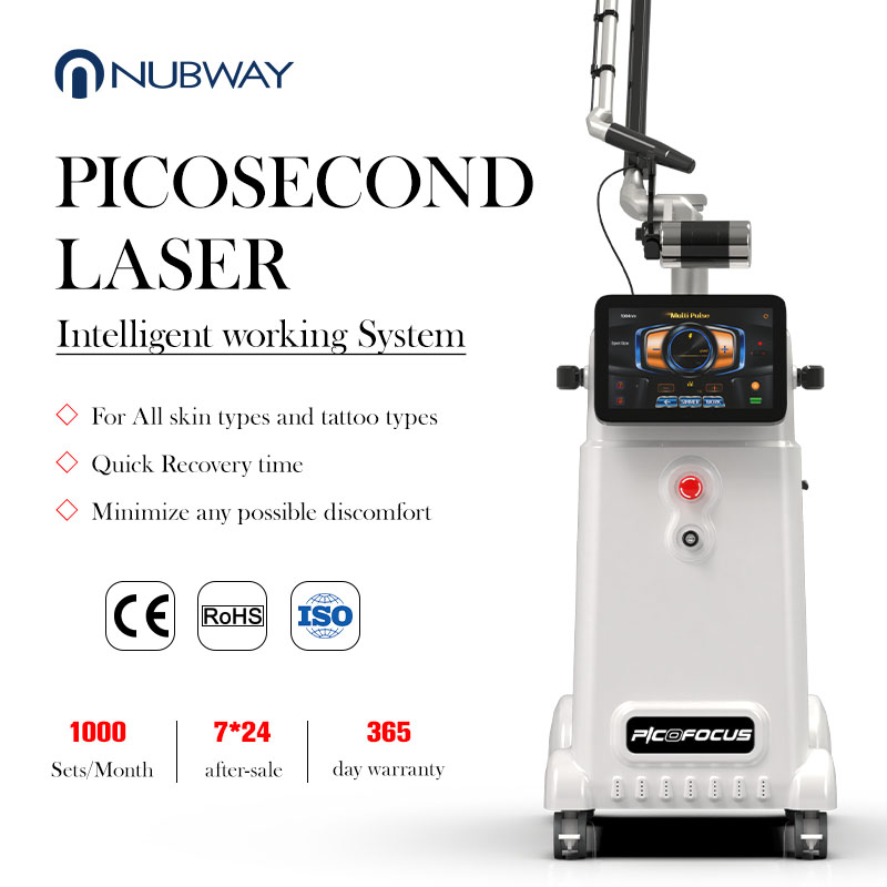 Q Switch 532nm 1064nm Pigment Removal Skin Rejuvenation Picosecond Laser Tattoo Removal Laser Picosecond Machine