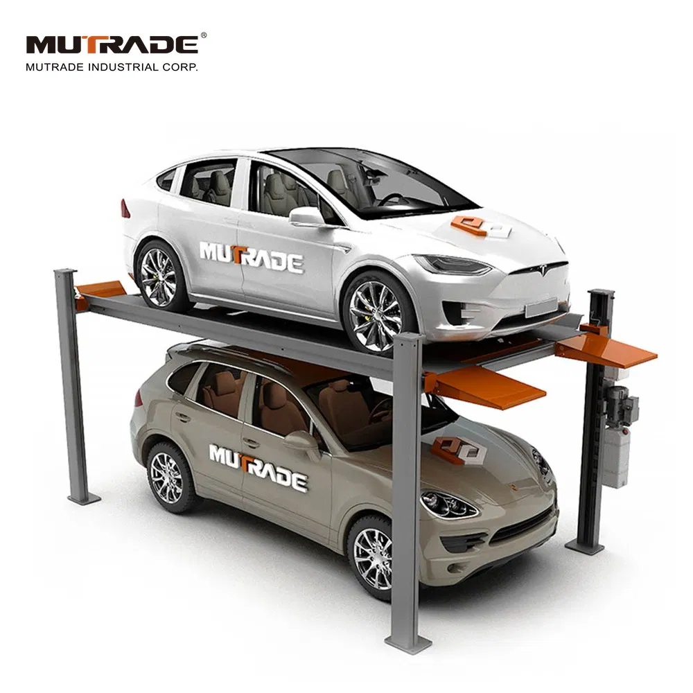 Hydraulic Four Post Car Stacker Simple Car Parking System