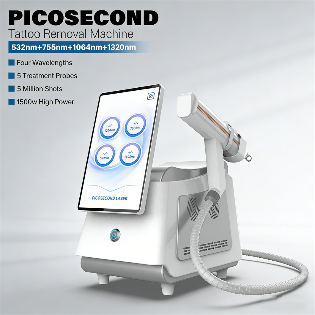 Perfectlaser Picosecond Laser Pigment Removal Device 4 Wavelengths No Melanin Deposits Safe Beauty Skin Rejuvenation Machine