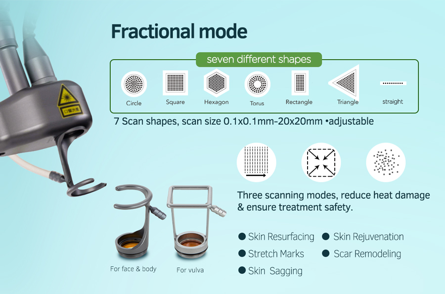 ADSS Stretch Marks Removal Acne Scars Removal Fractional CO2 Laser Skin Resurfacing Machine