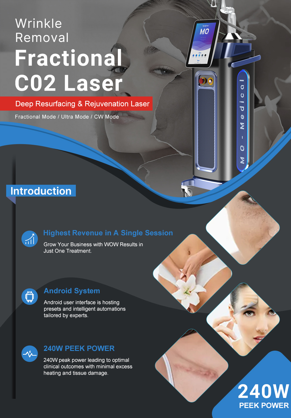 Fractional CO2 Laser Device