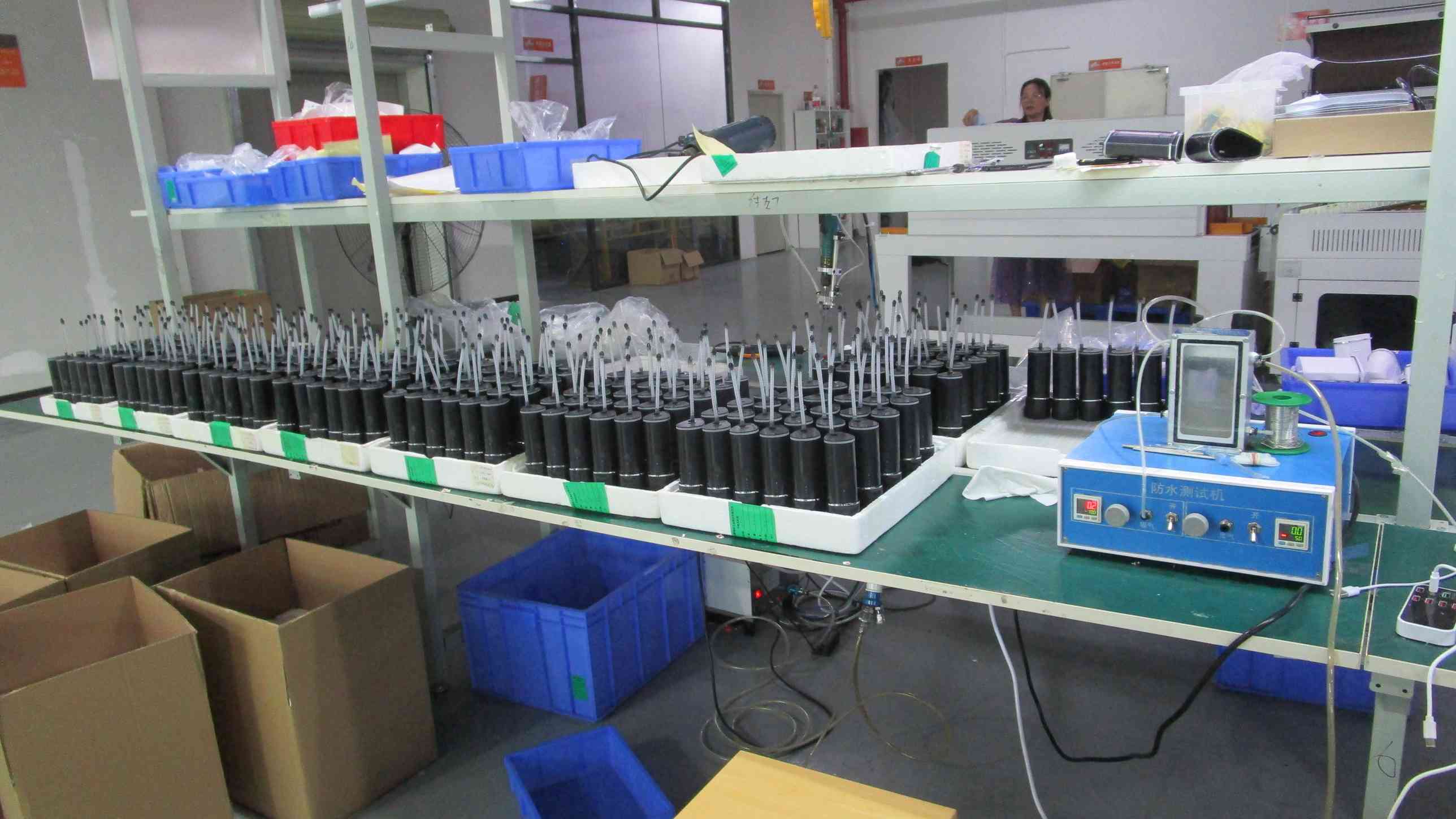 Waterproof testing of beauty equipment to ensure durability and safety