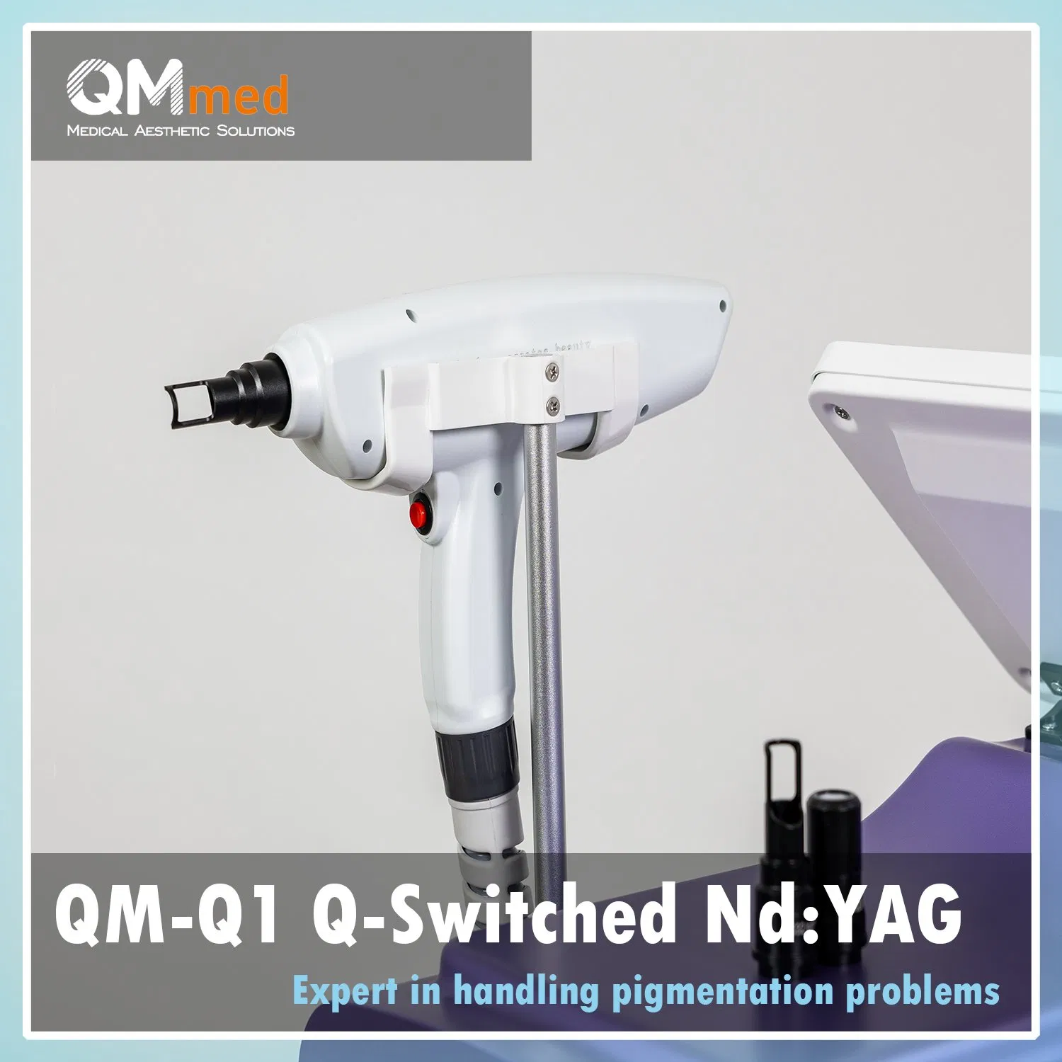 Professional Q-Switched ND YAG Laser System for 1064nm Dermal Pigmentation &amp; Clinic Birthmark Removal