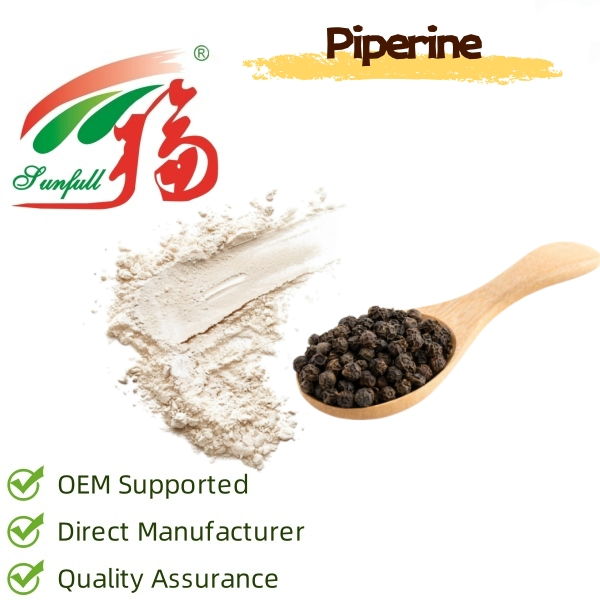 Extrato de Pimenta Preta 20%-98% Piperina Padrão HPLC Extrato Natural de Planta