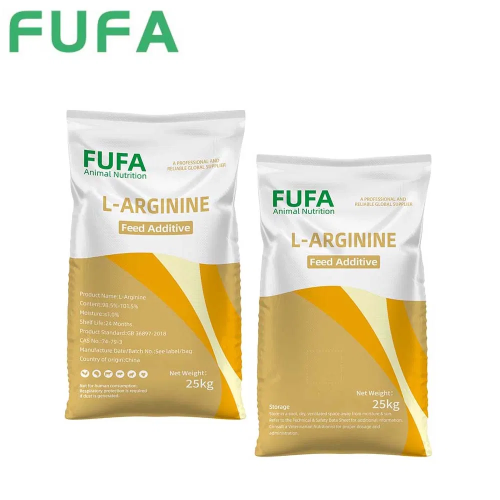 Aditivos Alimentares de Aminoácidos Premium L-Arginina 98.5% Pó para Crescimento Animal Aprimorado