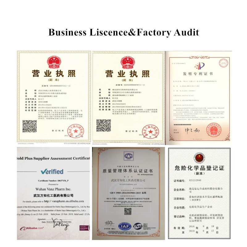 Hubei Vanz Alta Qualidade Isotretinoína CAS 4759-48-2/Minoxidil CAS 38304-91-5/Tranexamic Ácido CAS 1197-18-8 Ingredientes Cosméticos