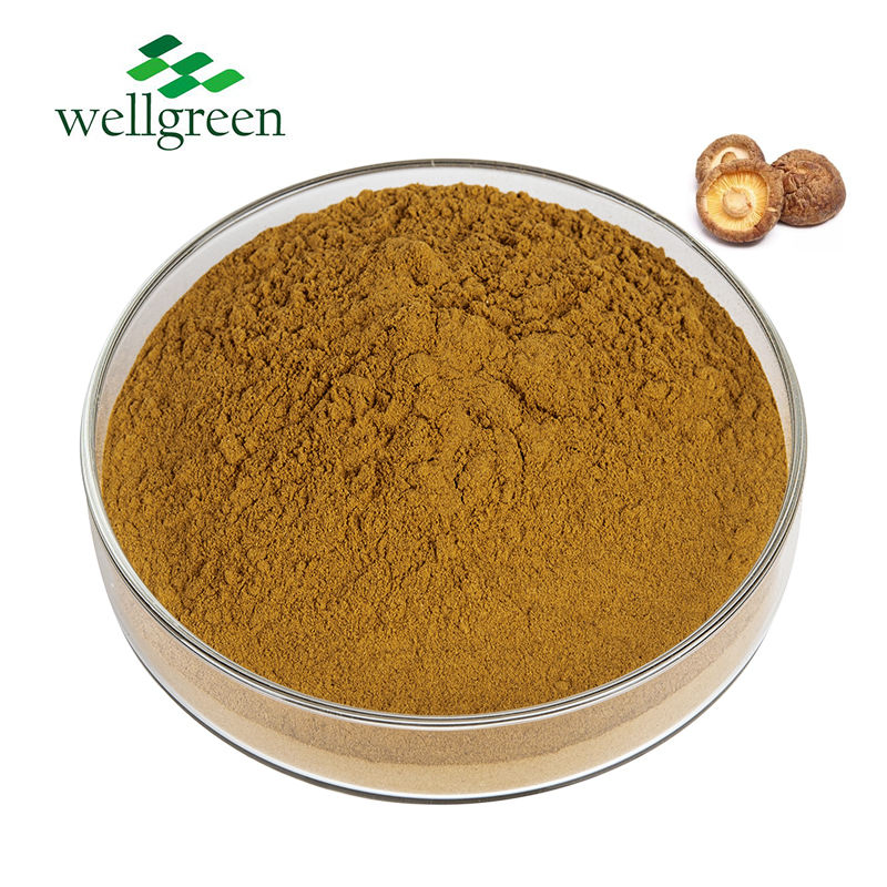 Extrato em Pó de Cogumelo Shiitake Natural Lentinano 30% 50% Aditivo Alimentar Imunológico para Aves e Gado