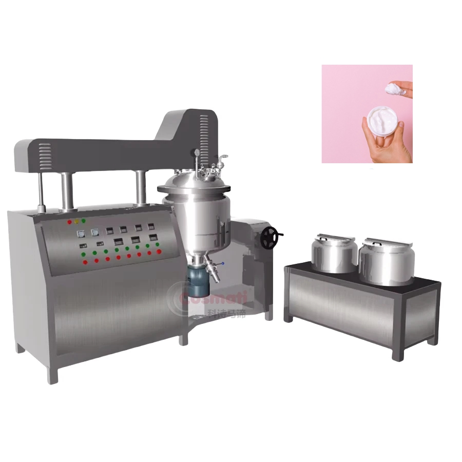 200L Equipamento de Produção de Cosméticos Emulsificador Homogeneizador a Vácuo de Maionese