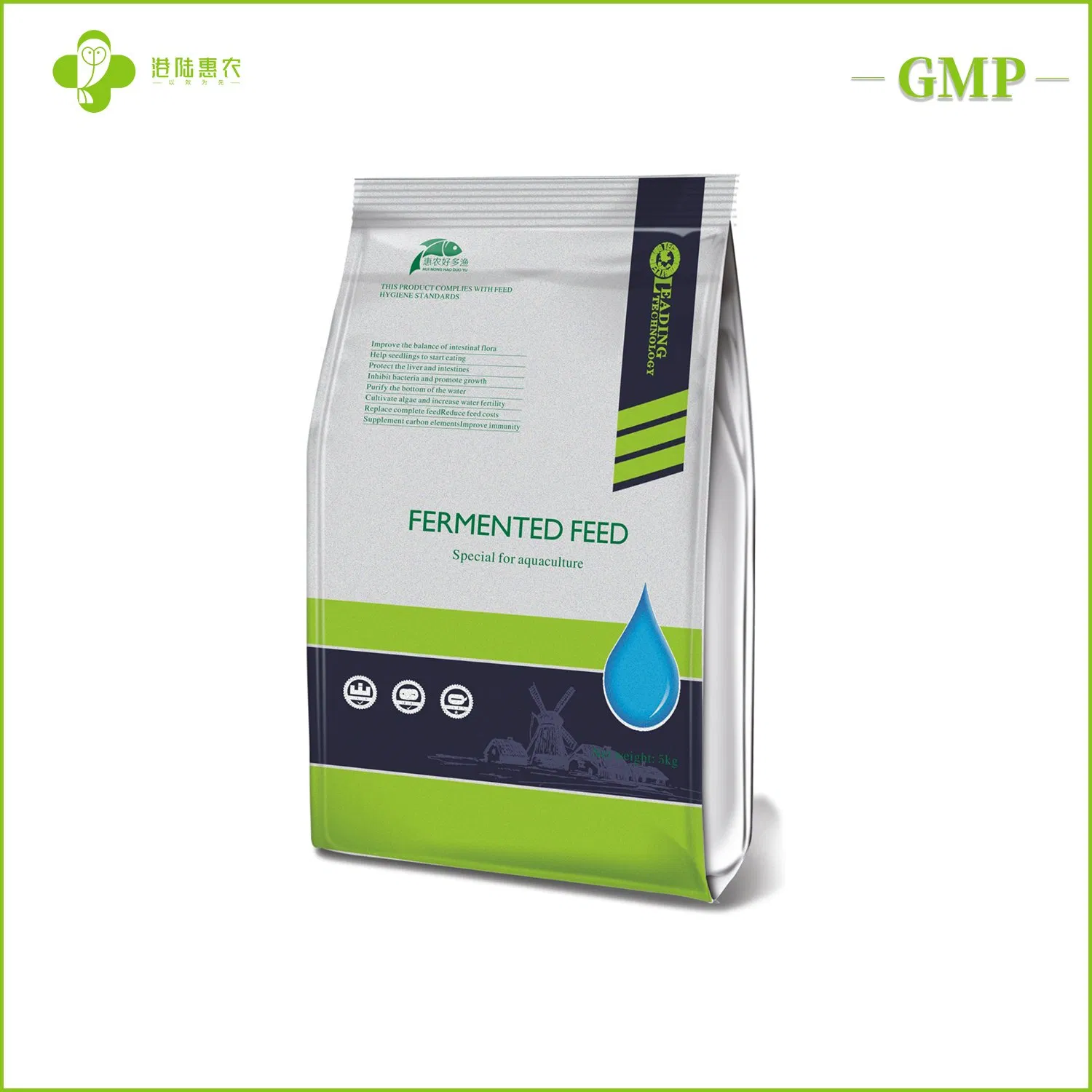 Novo Material Ração de Proteína Animal Grau Alimentício Metionina Vitamina C Aminoácido Premix Aditivos para Ração de Peixe Fermentado Camarão Bagre Protegendo o Fígado e os Intestinos