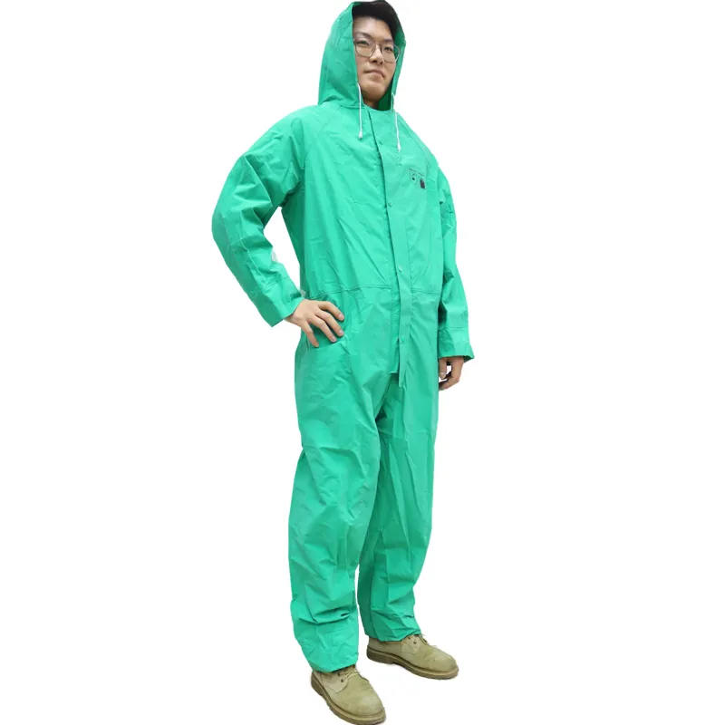 Detailed Coverall Rain Coat
