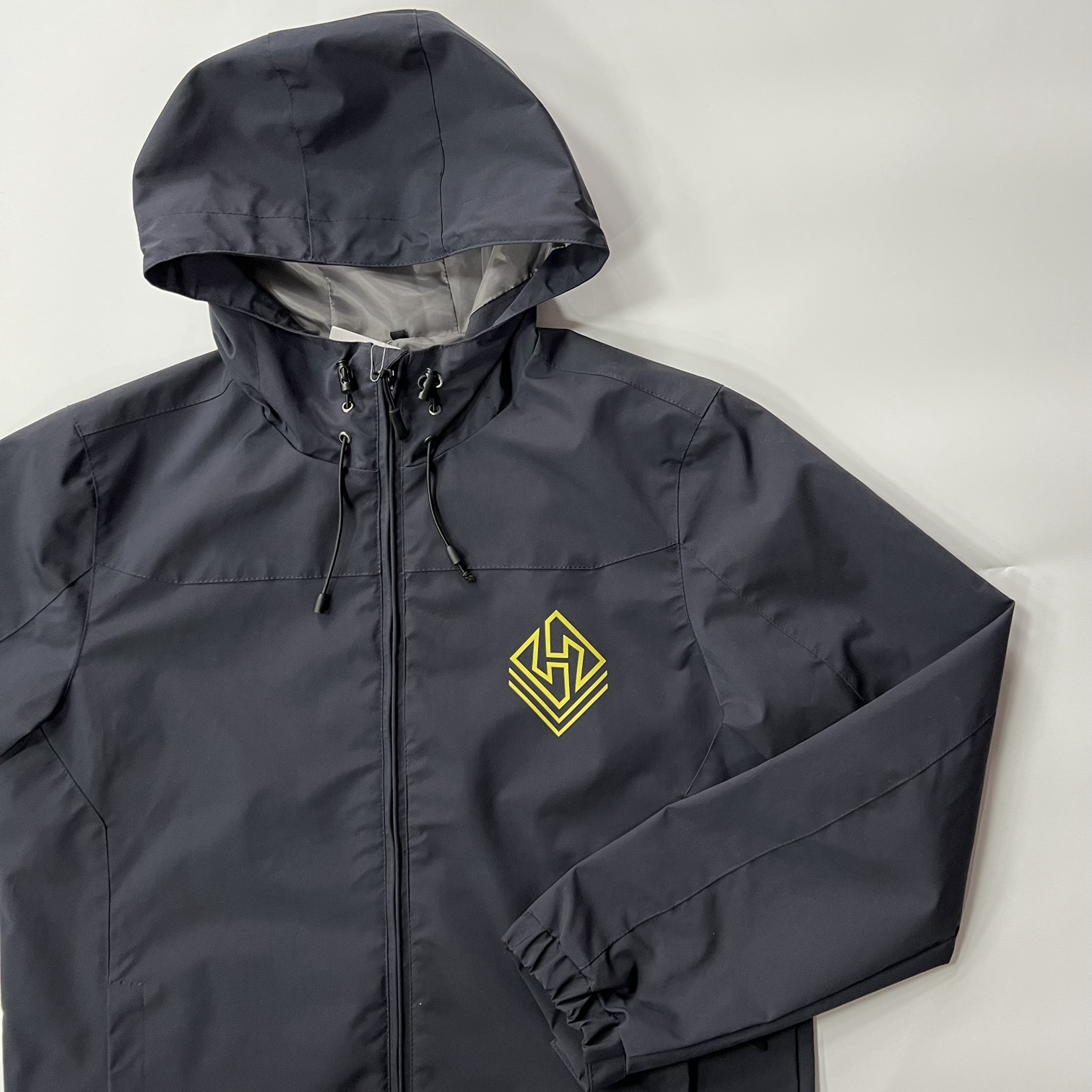 Custom Lightweight Wind Breaker Breathable &amp; Waterproof Rain Jacket For Outdoor Sports Winter Delivery Uniform