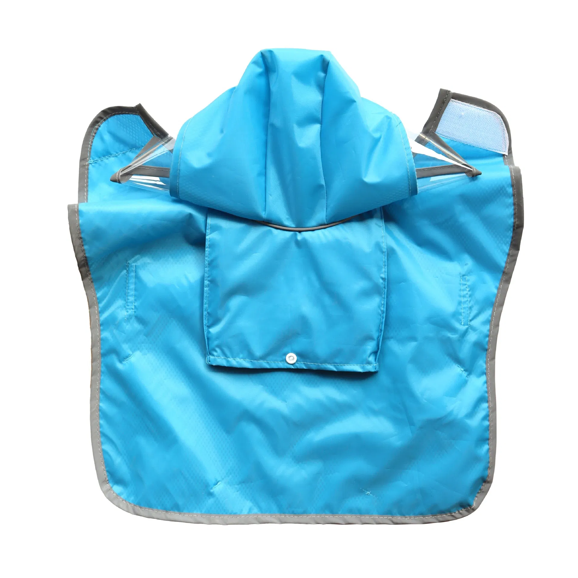 PVC Functional Stylish Adjustable Hood Waterproof Dogs Poncho Raincoat Rain Cape