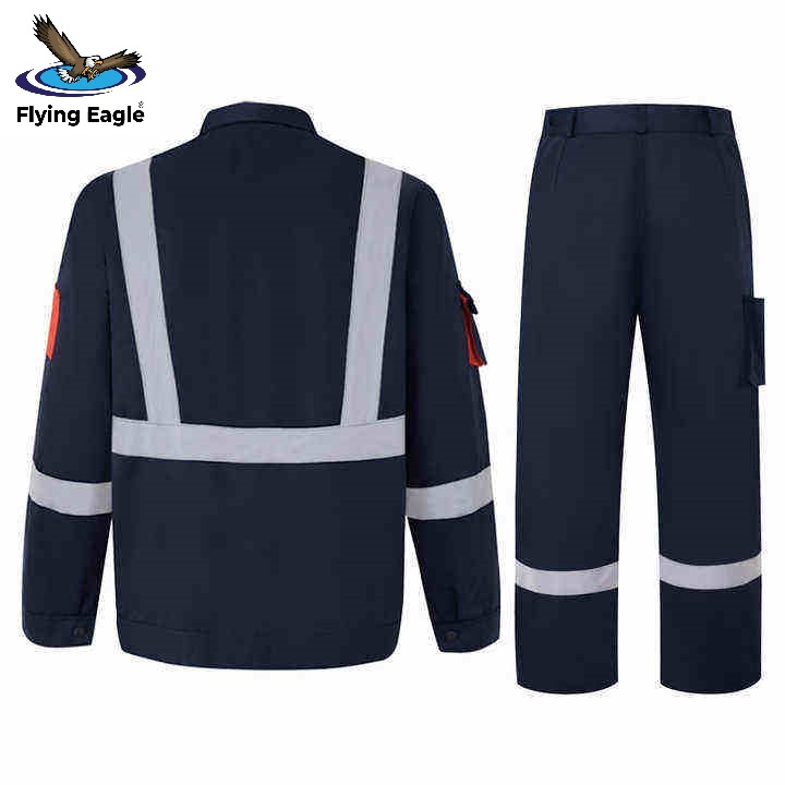 Premium Reflective Workwear Uniform Waterproof Breathable Anti-Static High Visibility Safety Coveralls Industrial Wear