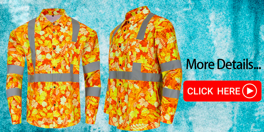 Hi Vis Safety Windbreaker Hem Detail