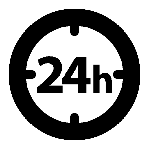 24-hour service