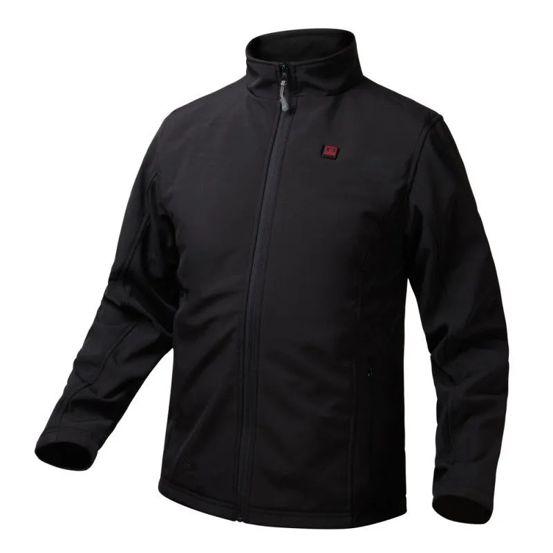 Waterproof Breathable Battery Heated Softshell Jacket Detail View