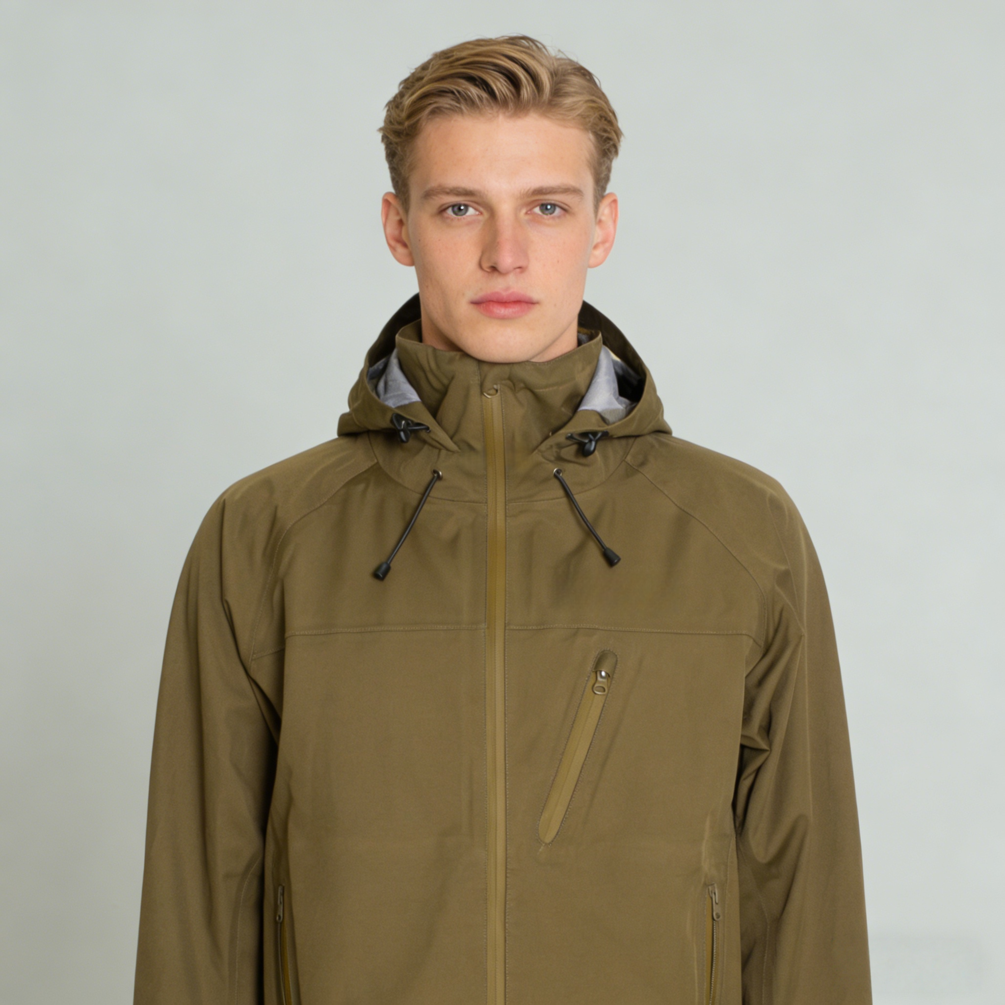 Waterproof Breathable Outdoor Hiking Rain Jacket Fully Seam Taped