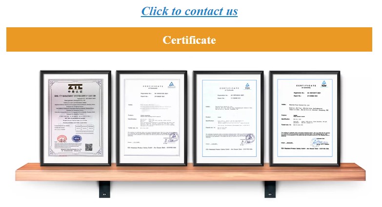 Certifications Sheet