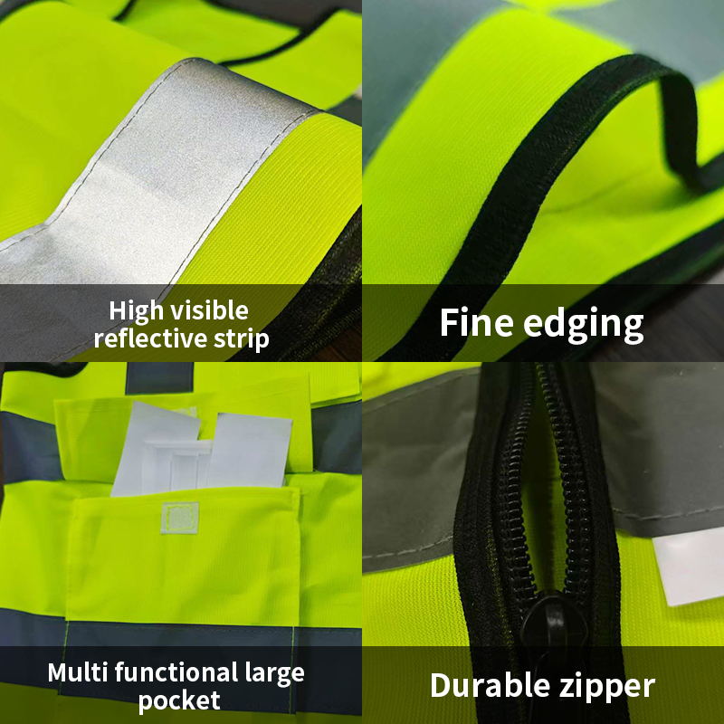 High Vis Reflective Safety Vest Construction Apparel High Visibility Female Jacket Set Custom Reflective Safety Clothing Hoodie