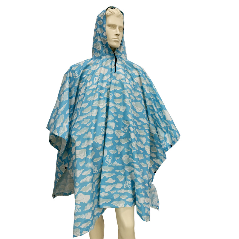 Navy Blue Raincoat