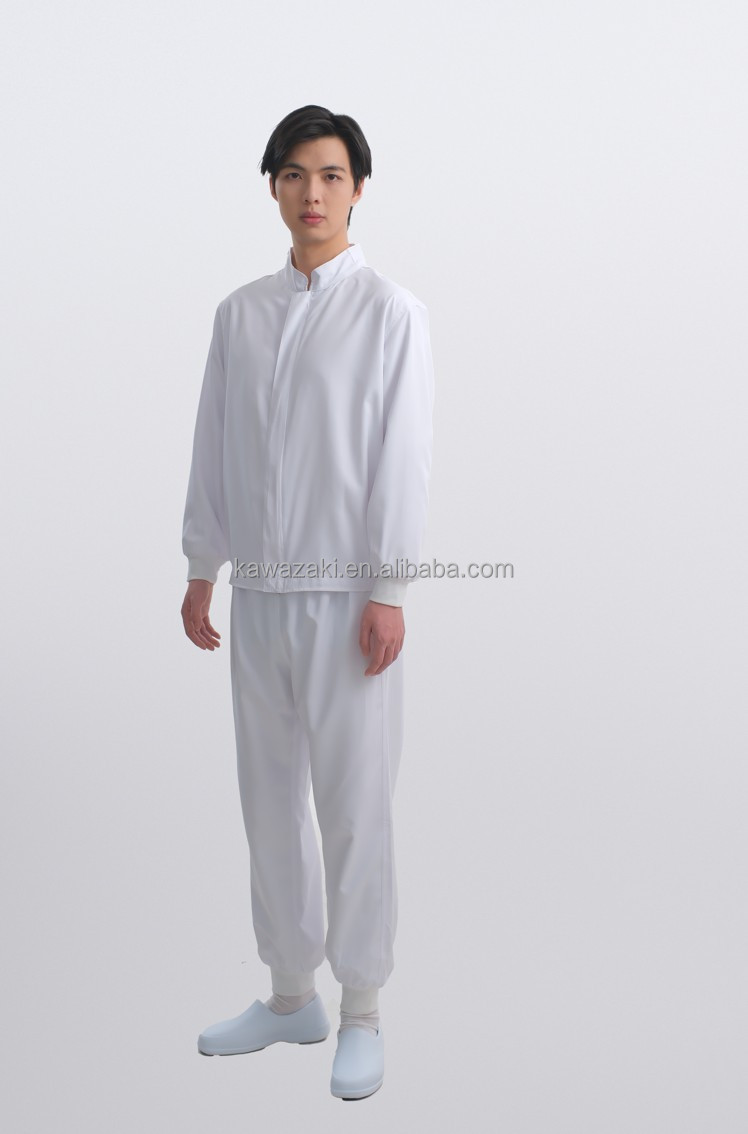 F001 Anti-Static Work Coverall Highly Breathable Safety Jacket for the Food Industry Essential Product